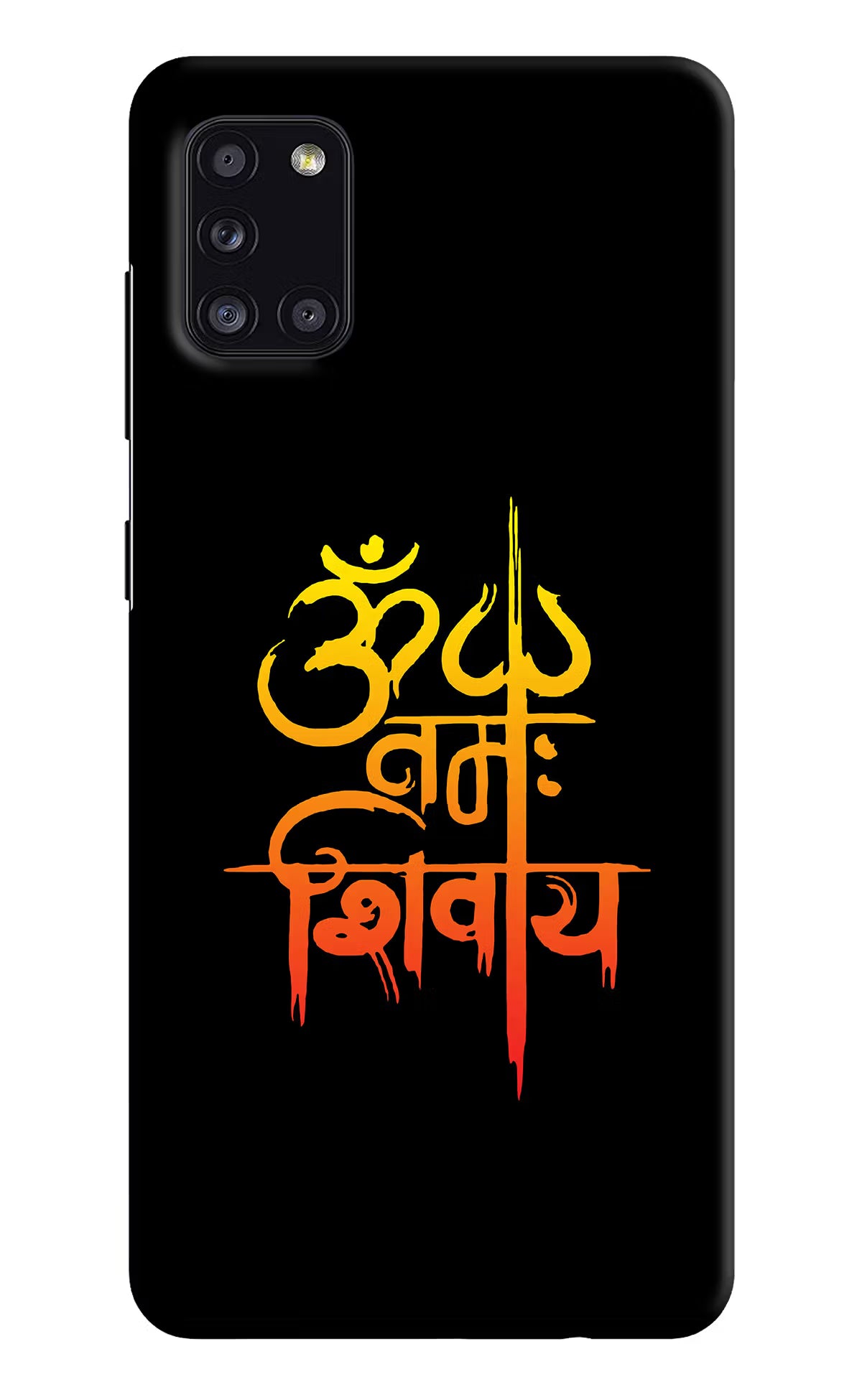 Om Namah Shivay Samsung A31 Hard Case Back Cover by Casekaro