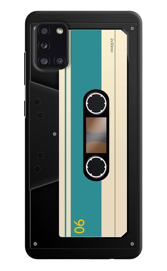 Cassette Samsung A31 Hard Case Back Cover by Casekaro
