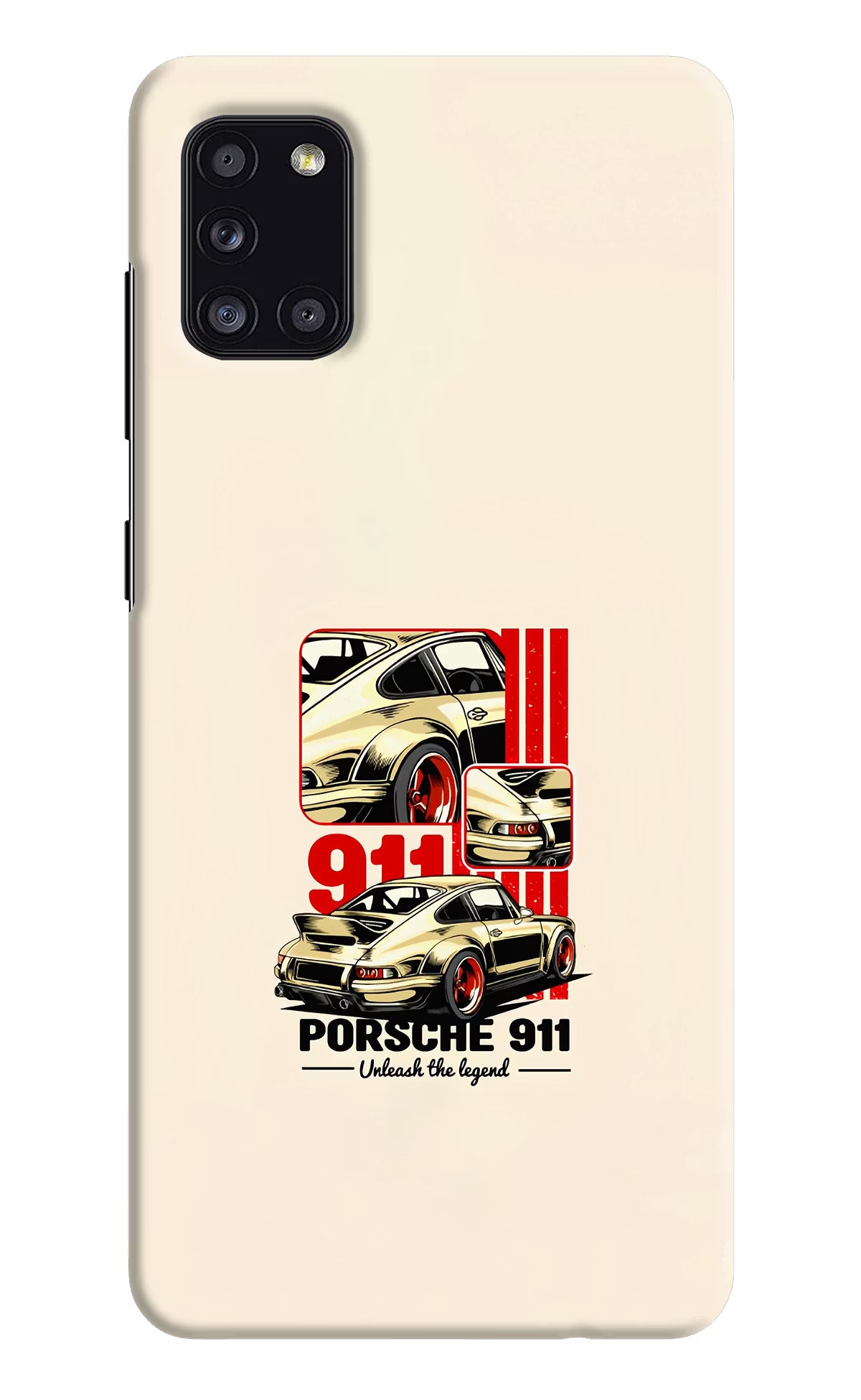 Classic Porsche 911 Samsung A31 Hard Case Back Cover by Casekaro