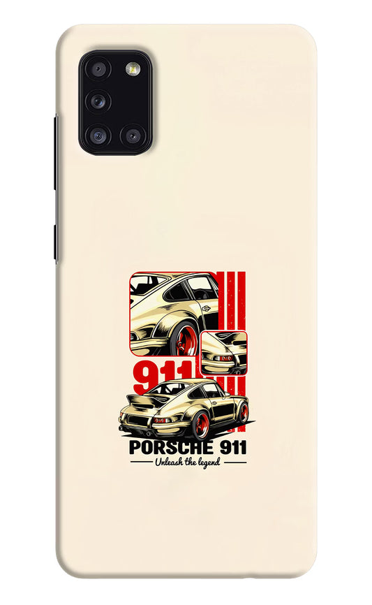 Classic Porsche 911 Samsung A31 Hard Case Back Cover by Casekaro