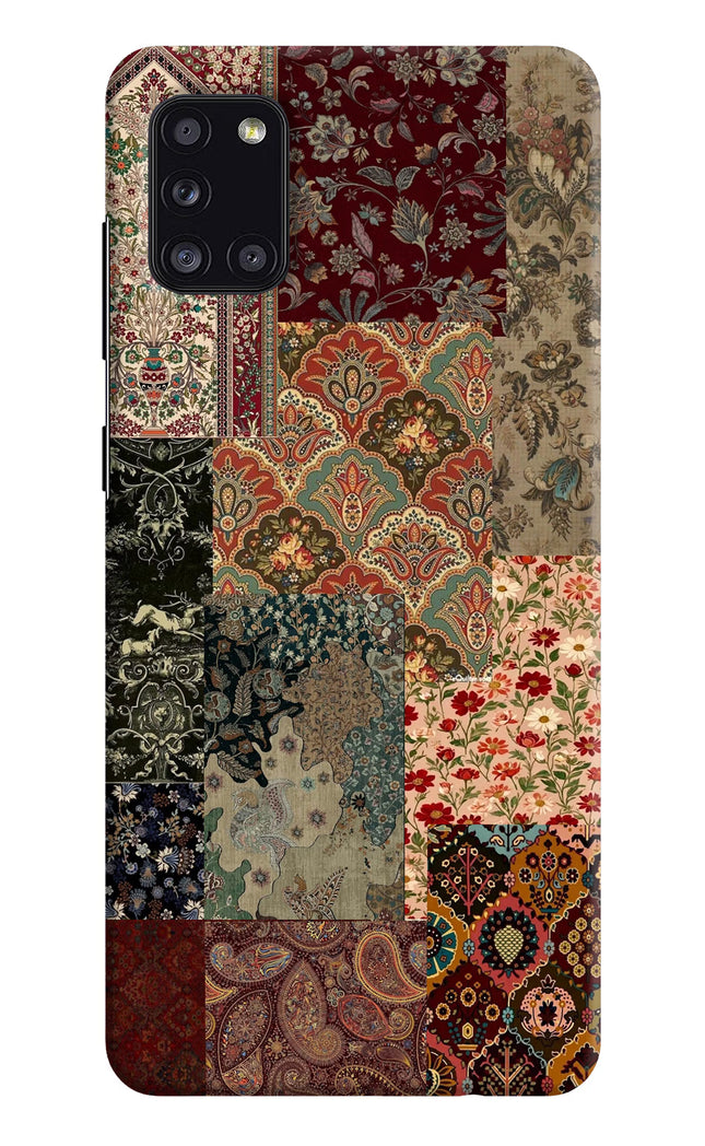 Desi Print Samsung A31 Hard Case Back Cover by Casekaro