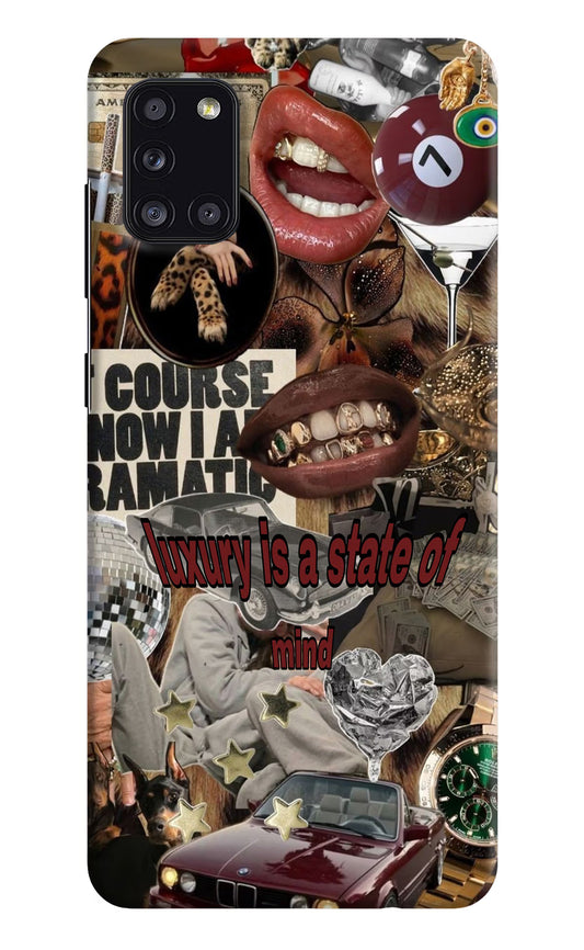 Luxury Samsung A31 Back Cover