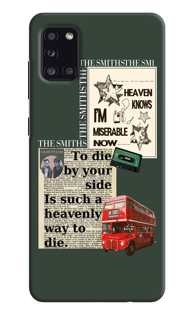 The Smiths Samsung A31 Hard Case Back Cover by Casekaro