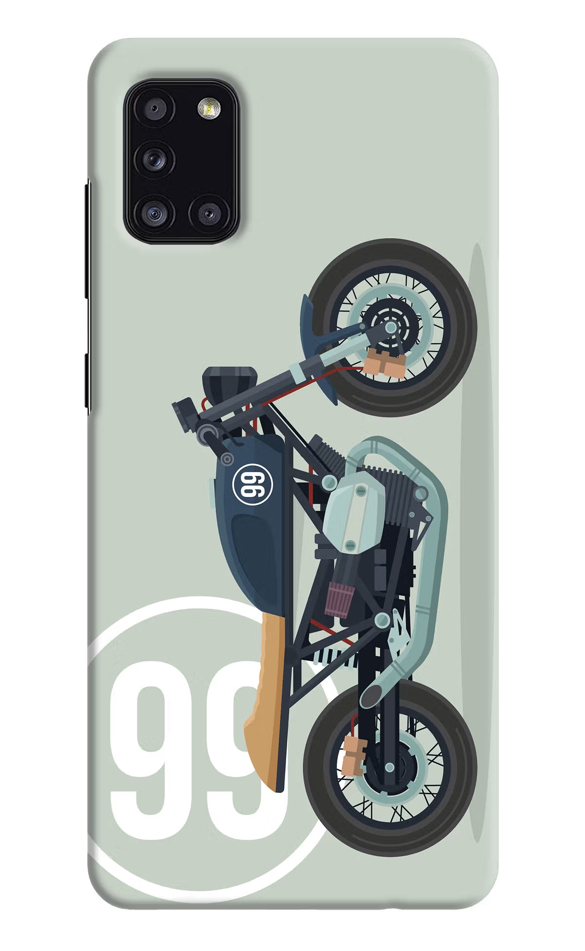 Classic Cafe Racer 99 Samsung A31 Hard Case Back Cover by Casekaro