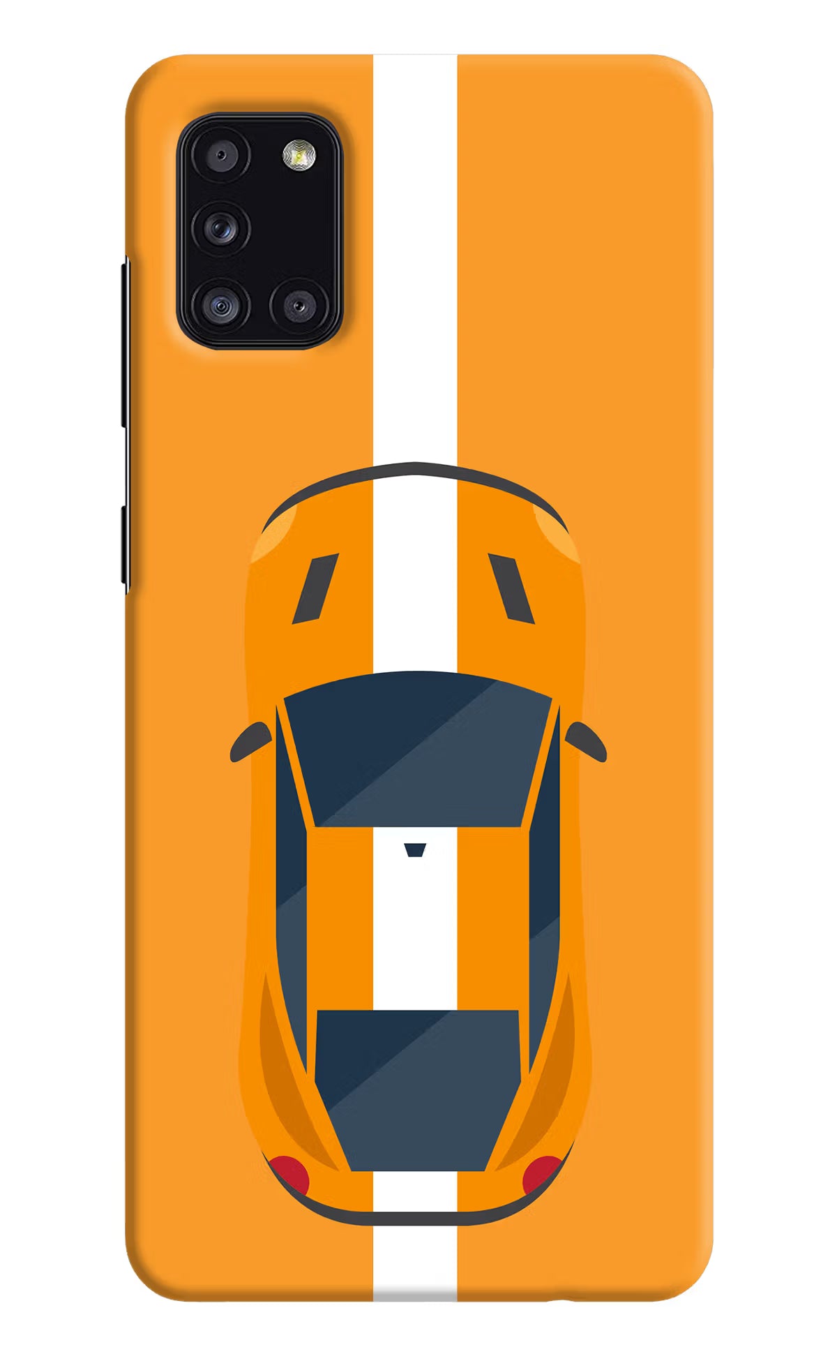 Highway Pursuit Samsung A31 Hard Case Back Cover by Casekaro