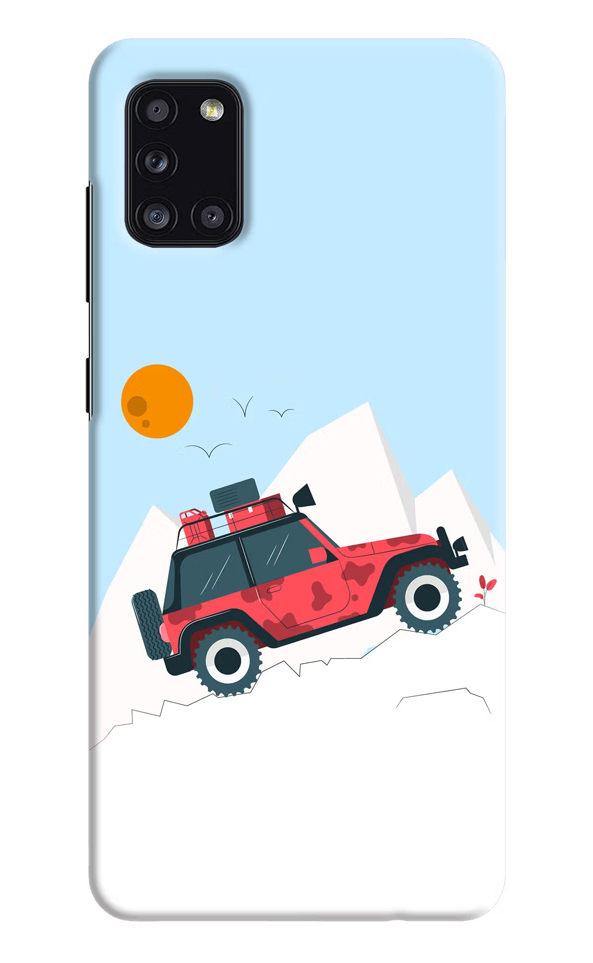 Mountain Trail Beast Samsung A31 Hard Case Back Cover by Casekaro