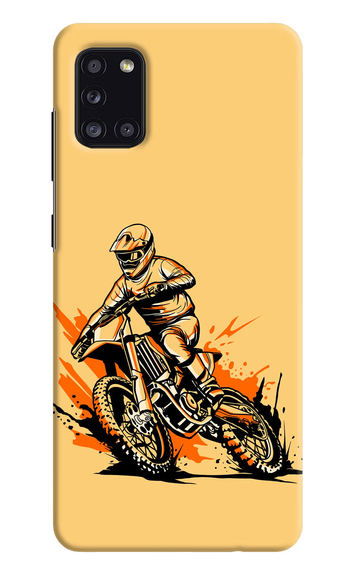 Off-Road Fury Samsung A31 Hard Case Back Cover by Casekaro