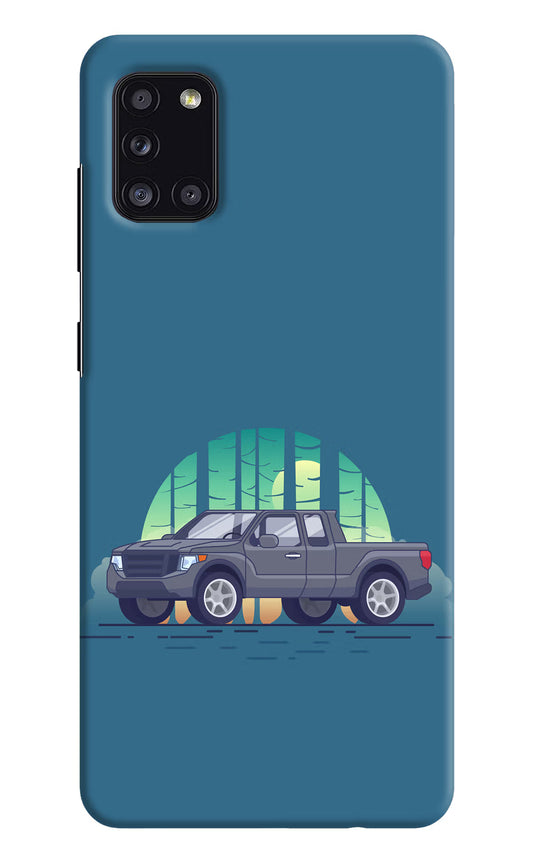 Retro Garage Vibe Samsung A31 Hard Case Back Cover by Casekaro