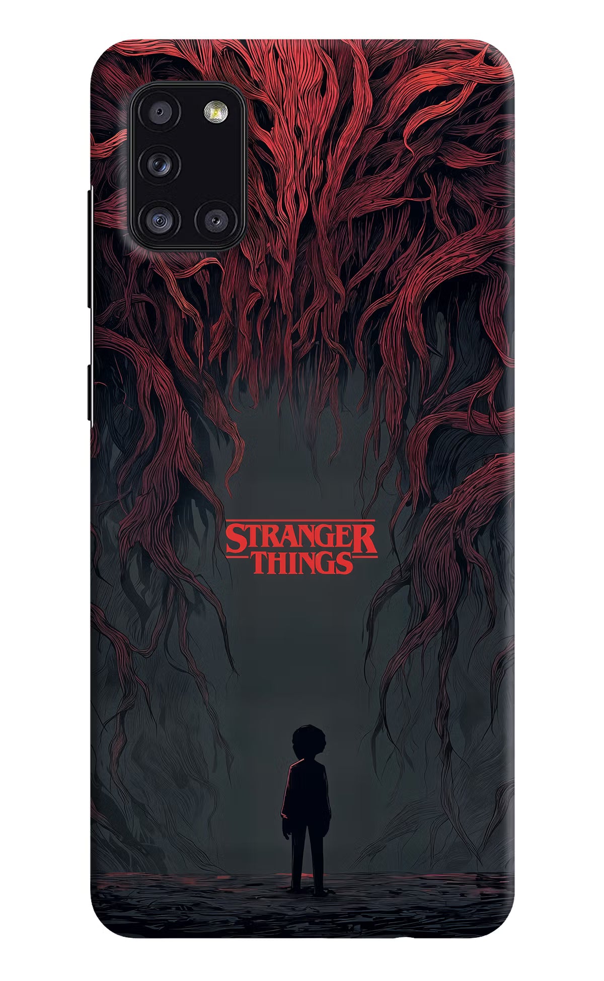 Ordinary Things Dark Side Samsung A31 Hard Case Back Cover by Casekaro