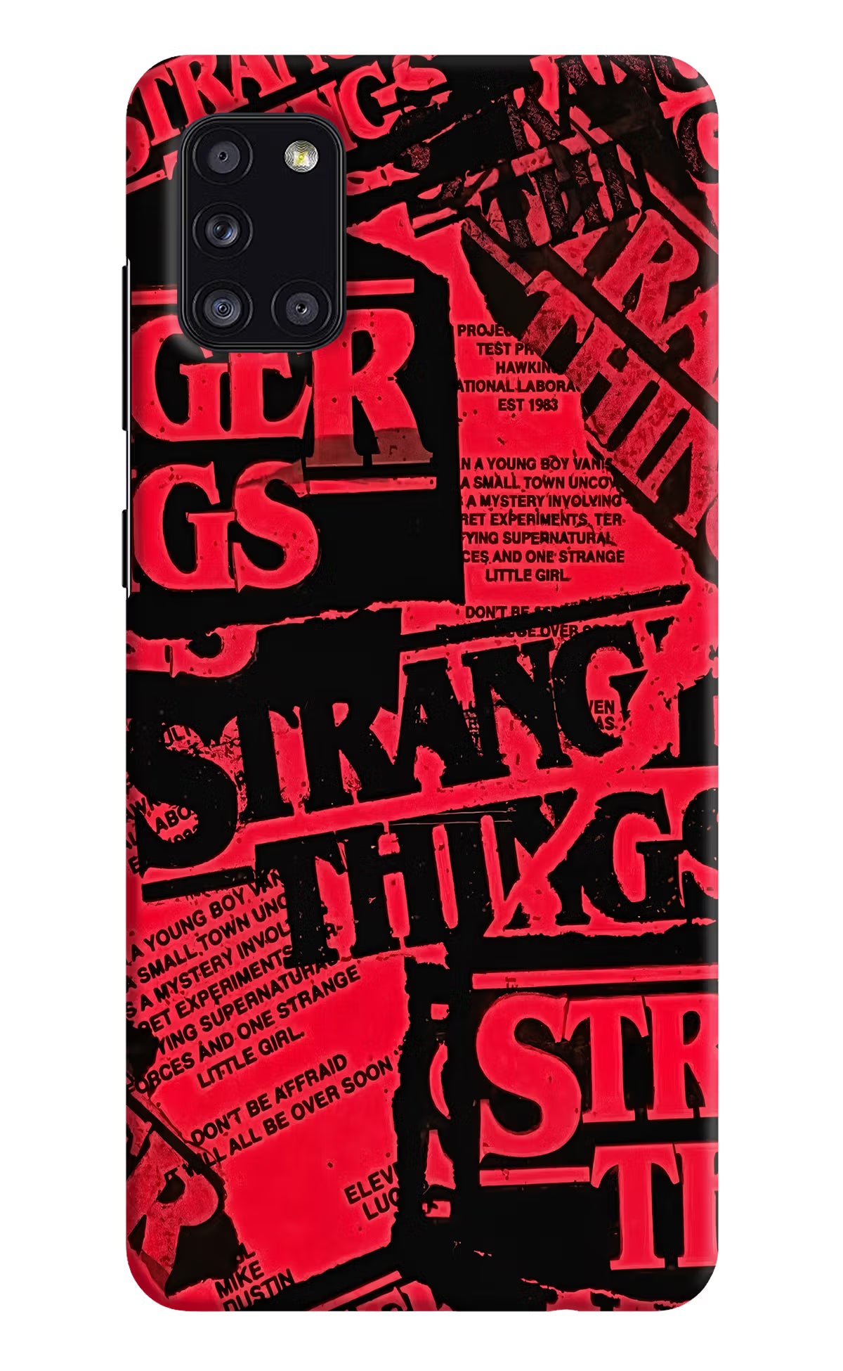 Ordinary Things Samsung A31 Hard Case Back Cover by Casekaro