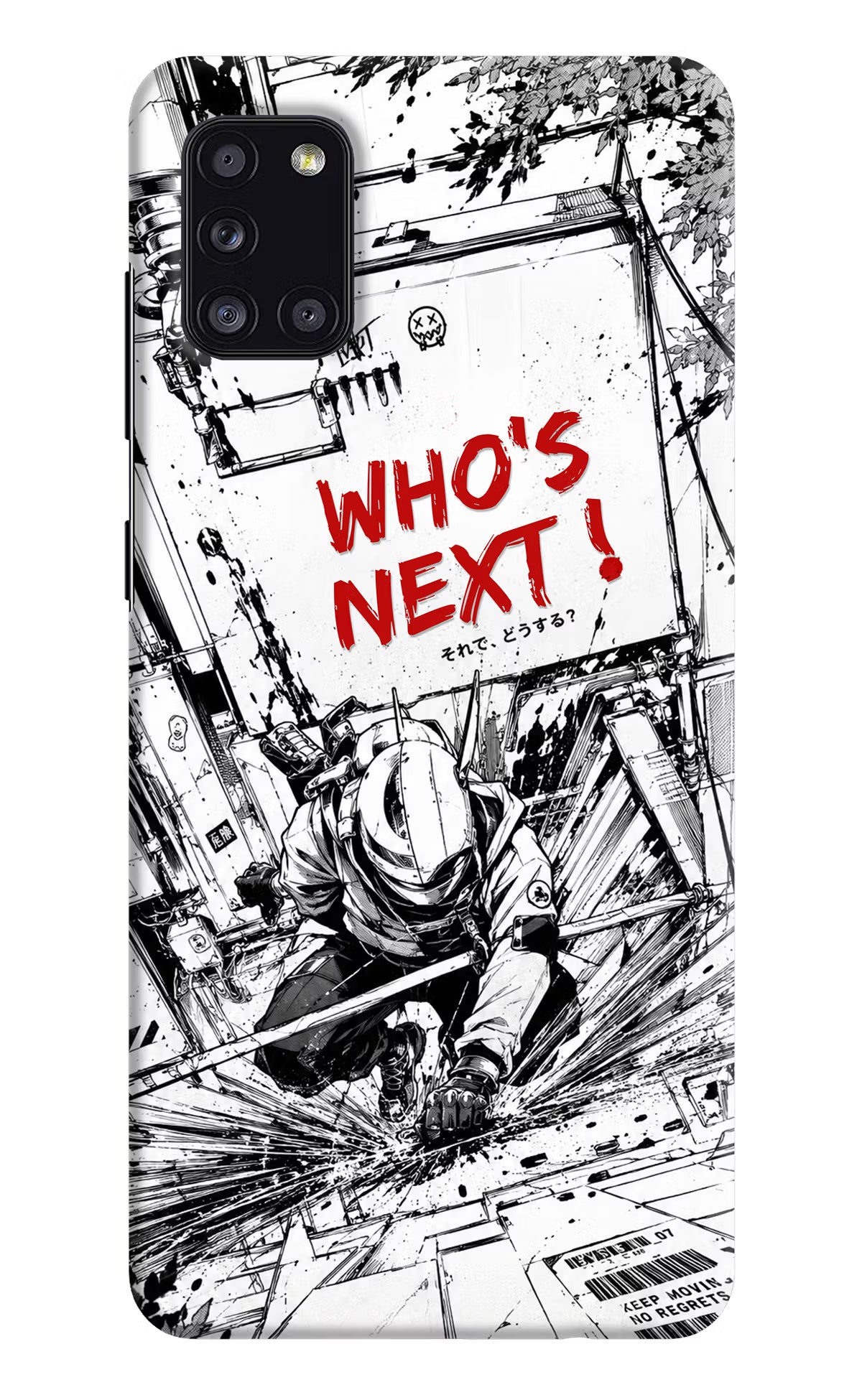Who's Next Samsung A31 Hard Case Back Cover by Casekaro