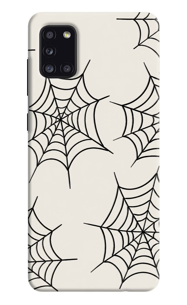 Spider Web Samsung A31 Hard Case Back Cover by Casekaro