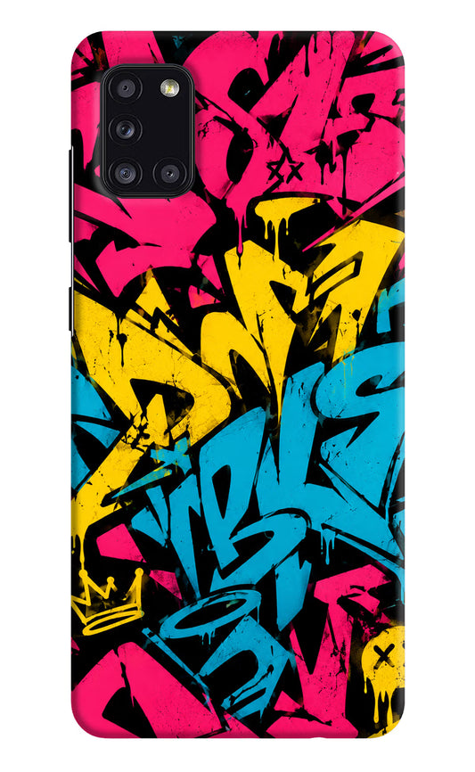 Graffiti Vibe Samsung A31 Hard Case Back Cover by Casekaro