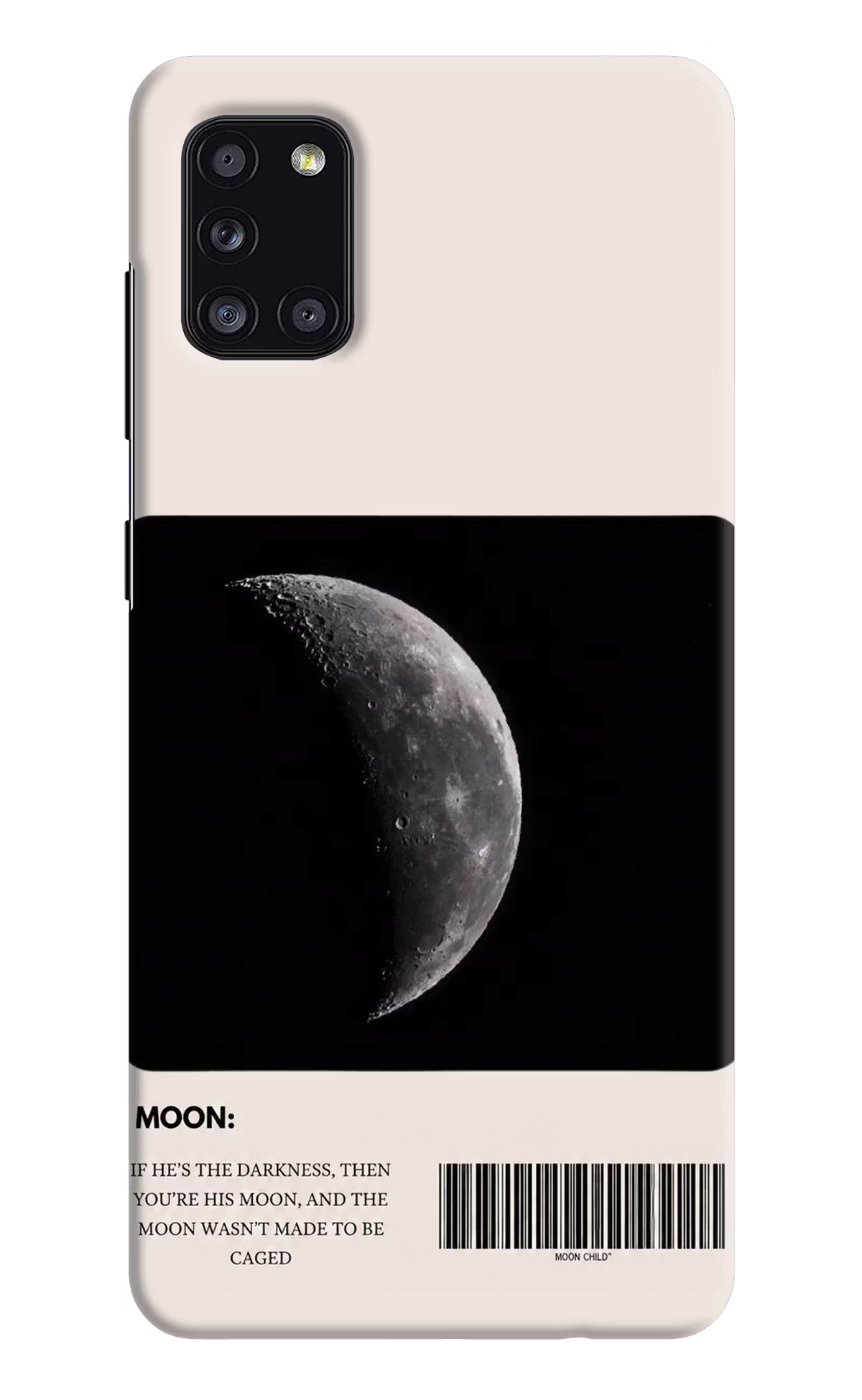 Moon Phase Samsung A31 Back Cover