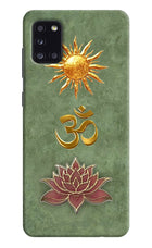 Om & Lotus Samsung A31 Back Cover