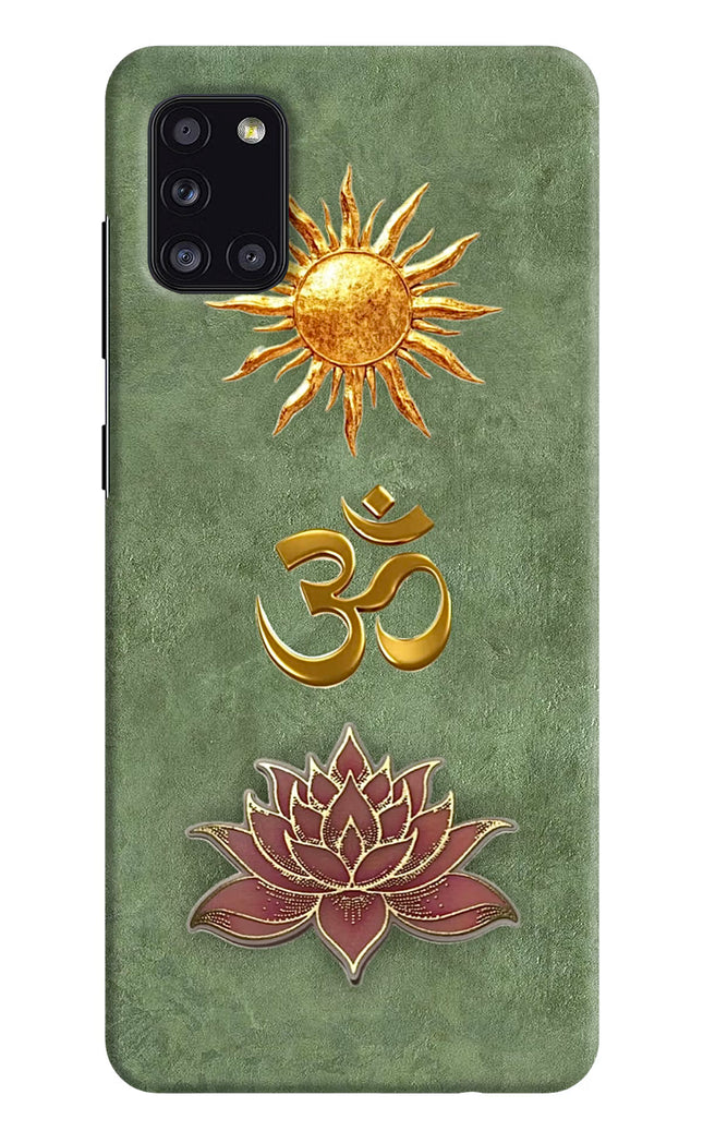 Om & Lotus Samsung A31 Back Cover