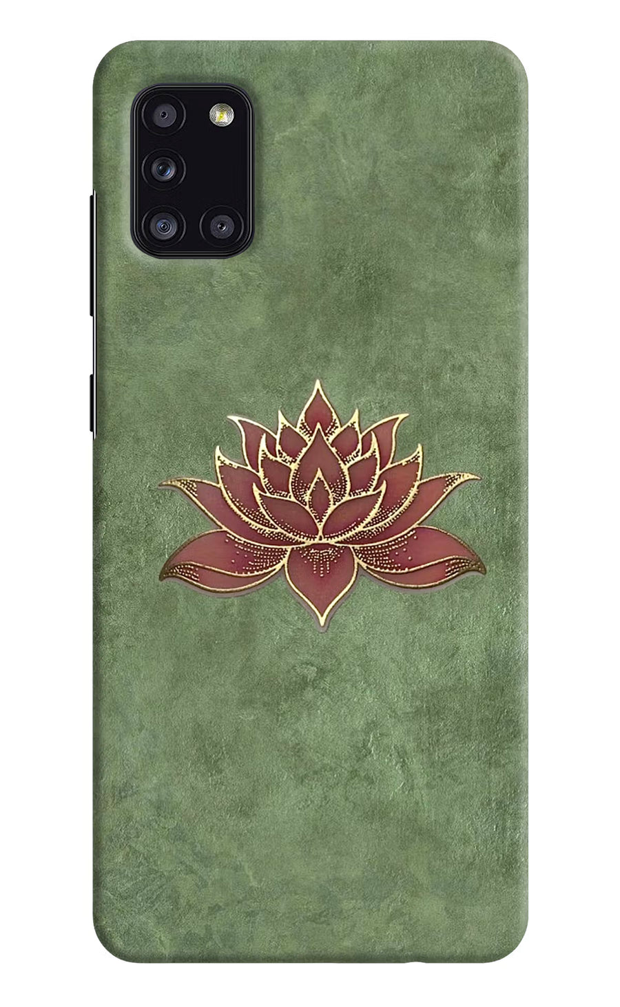 Lotus Grace Samsung A31 Back Cover, Hard case
