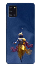 Cosmic Krishna Samsung A31 Hard Case Back Cover by Casekaro