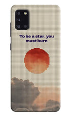 Pixel Sun Samsung A31 Hard Case Back Cover by Casekaro