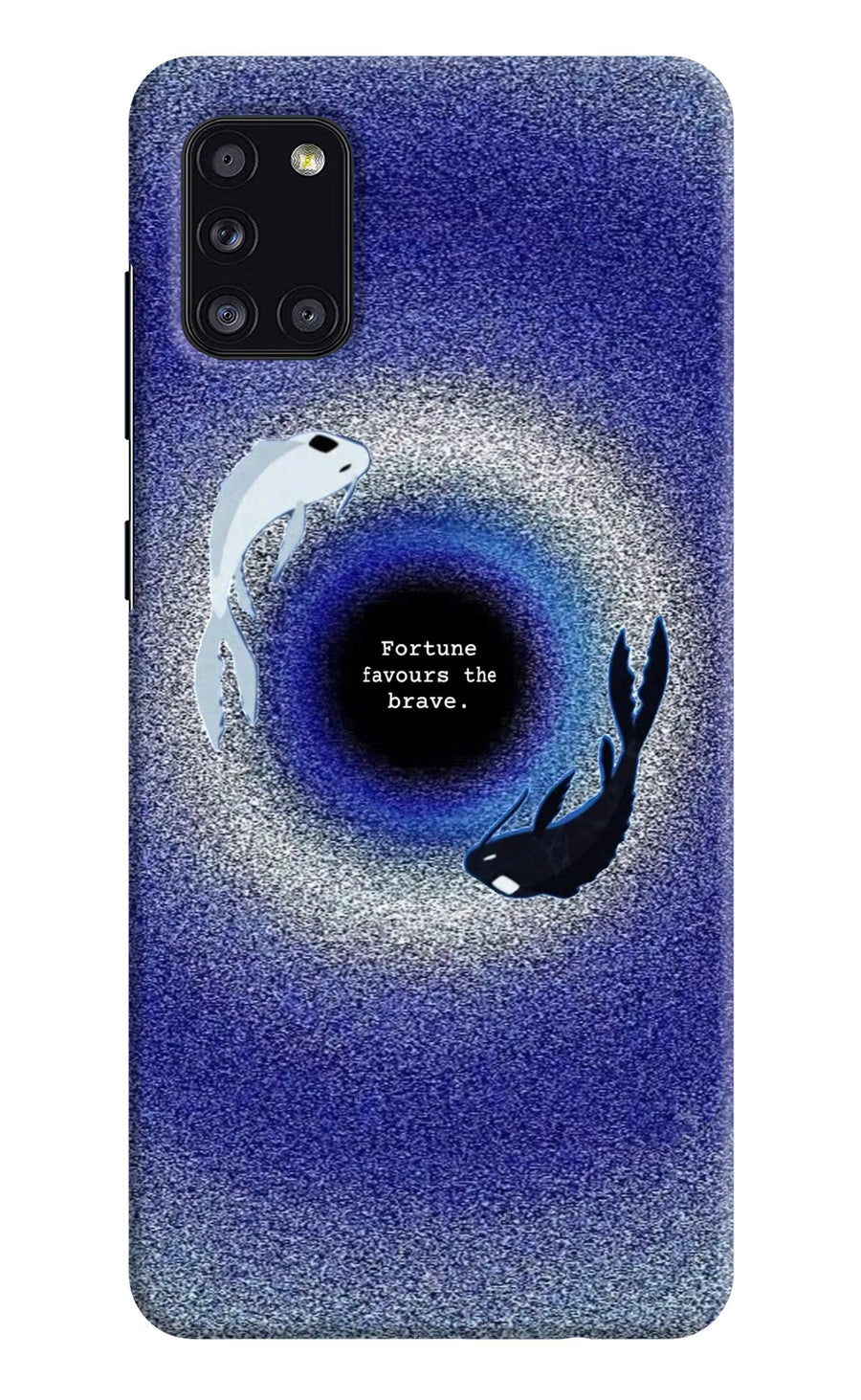 Dark Koi Samsung A31 Back Cover, Hard case
