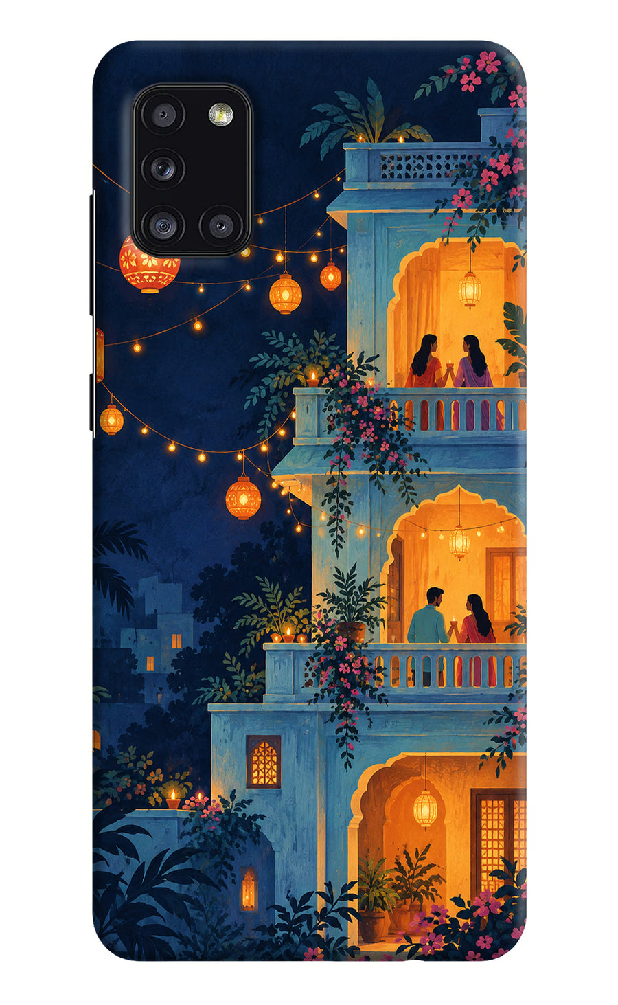 Balcony Glow Samsung A31 Back Cover, Hard case