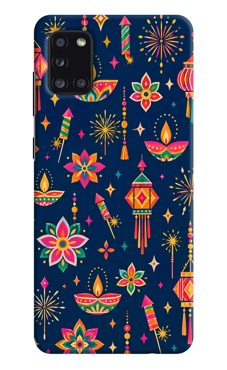 Festive Pop Samsung A31 Back Cover, Hard case
