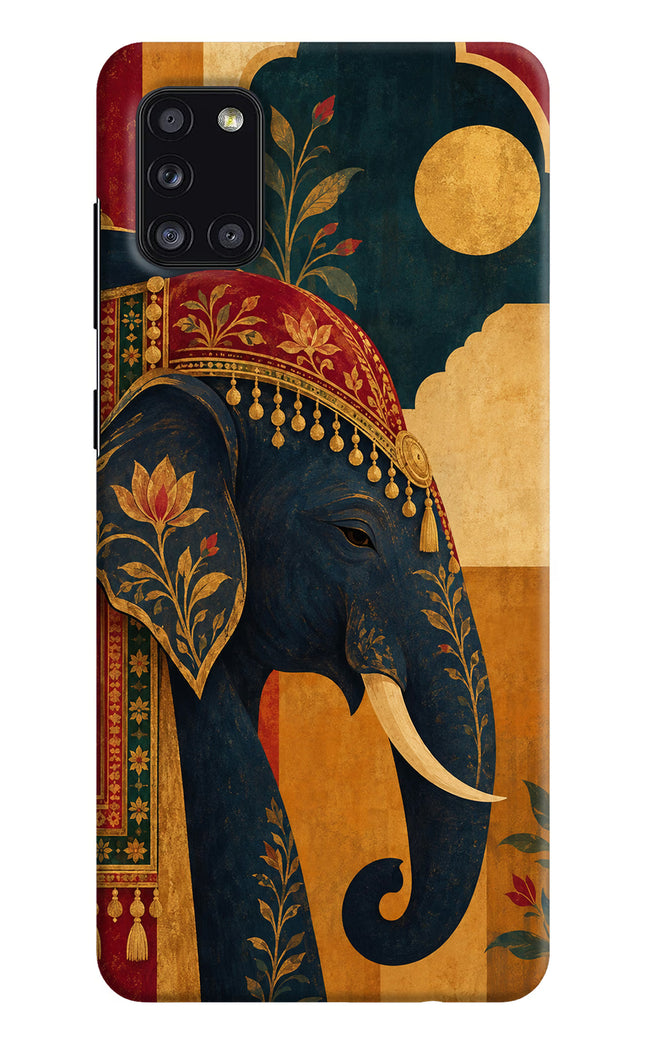 Royal Elephant Samsung A31 Hard Case Back Cover by Casekaro