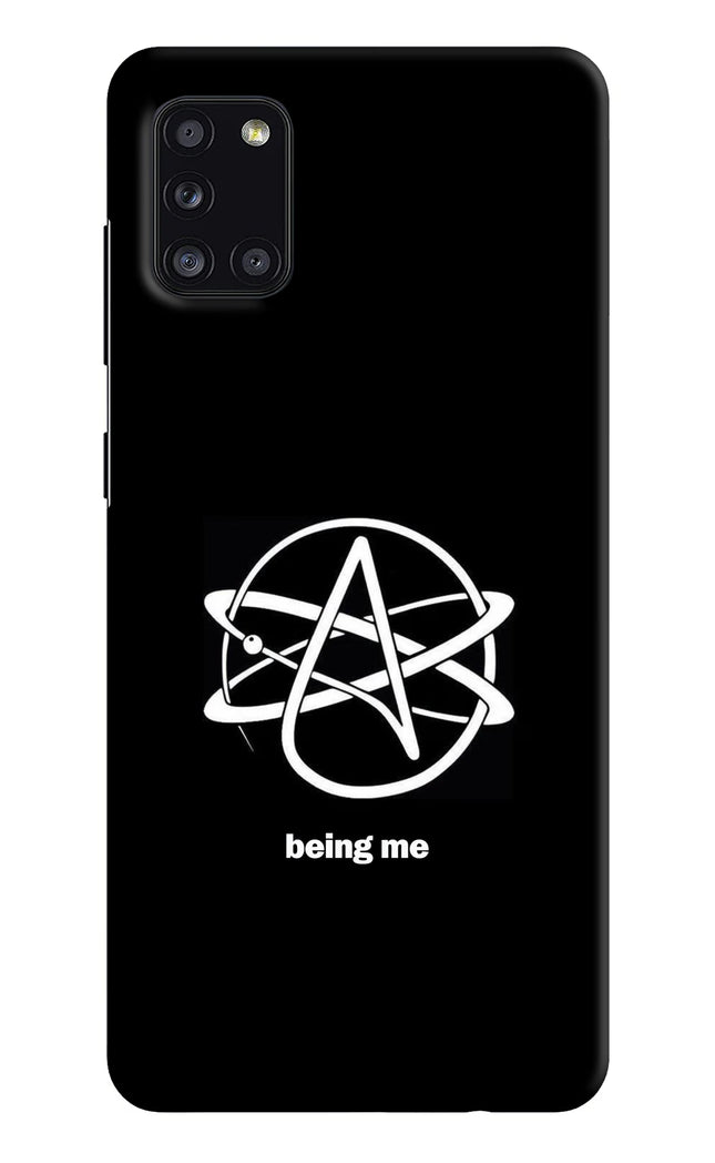 Atheist Symbol Samsung A31 Hard Case Back Cover by Casekaro