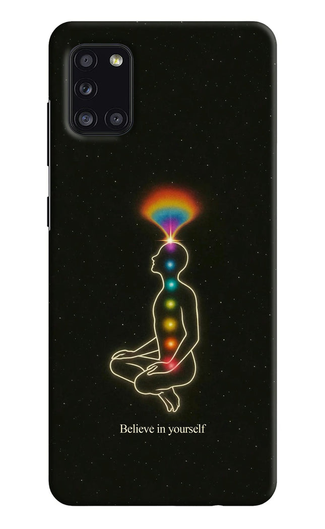 Believe in yourself Samsung A31 Hard Case Back Cover by Casekaro