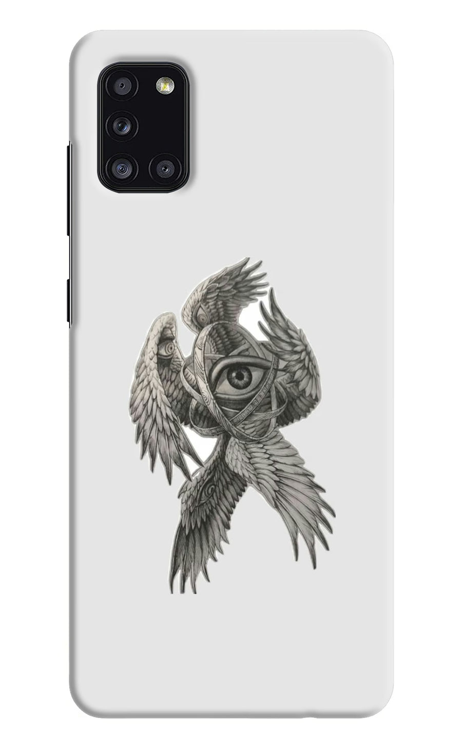 Accurate Angel Samsung A31 Back Cover, Hard case
