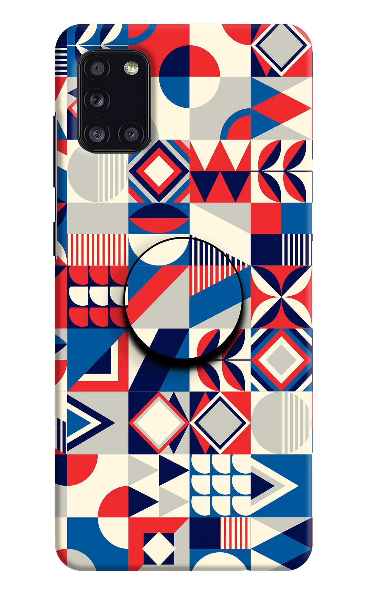 Colorful Pattern Samsung A31 Pop Case by Casekaro