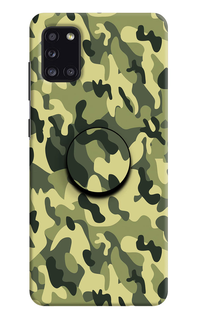Camouflage Samsung A31 Pop Case by Casekaro