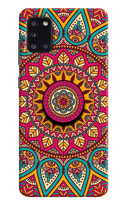 Mandala Samsung A31 Pop Case by Casekaro