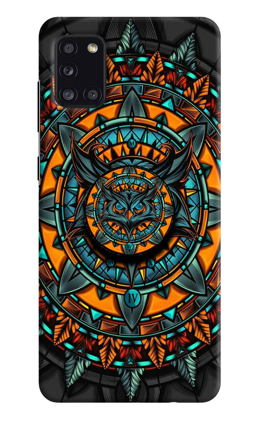 Angry Owl Samsung A31 Pop Case by Casekaro