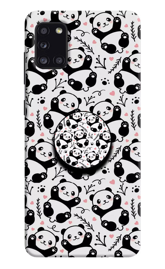 Cute Panda Samsung A31 Pop Case by Casekaro