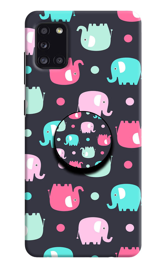 Baby Elephants Samsung A31 Pop Case by Casekaro