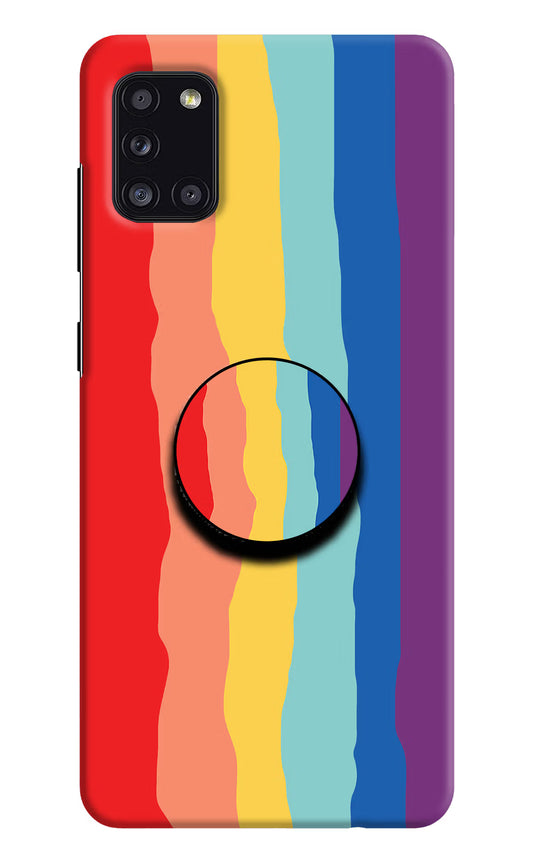 Rainbow Samsung A31 Pop Case by Casekaro