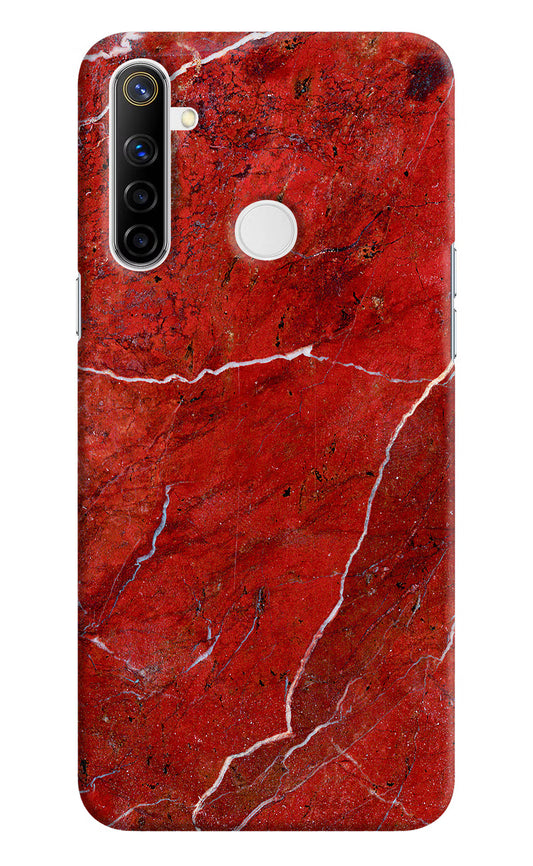 Red Marble Design Realme Narzo 10 Hard Case Back Cover by Casekaro