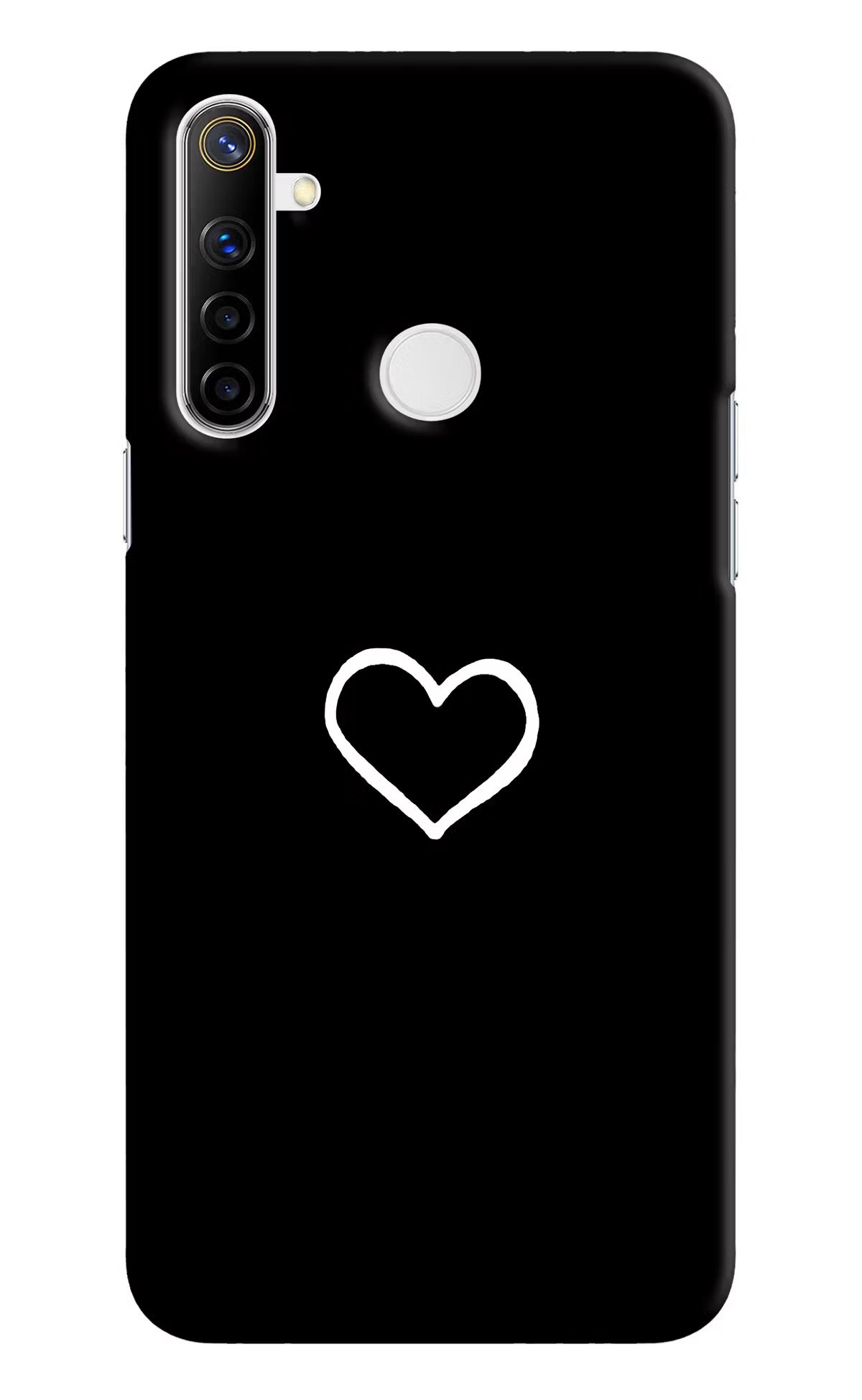 Heart Realme Narzo 10 Hard Case Back Cover by Casekaro