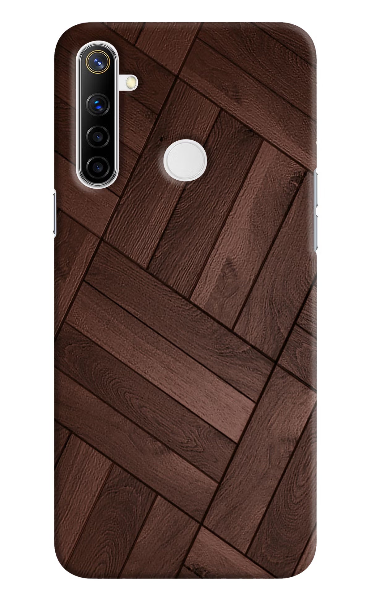 Wooden Texture Design Realme Narzo 10 Hard Case Back Cover by Casekaro
