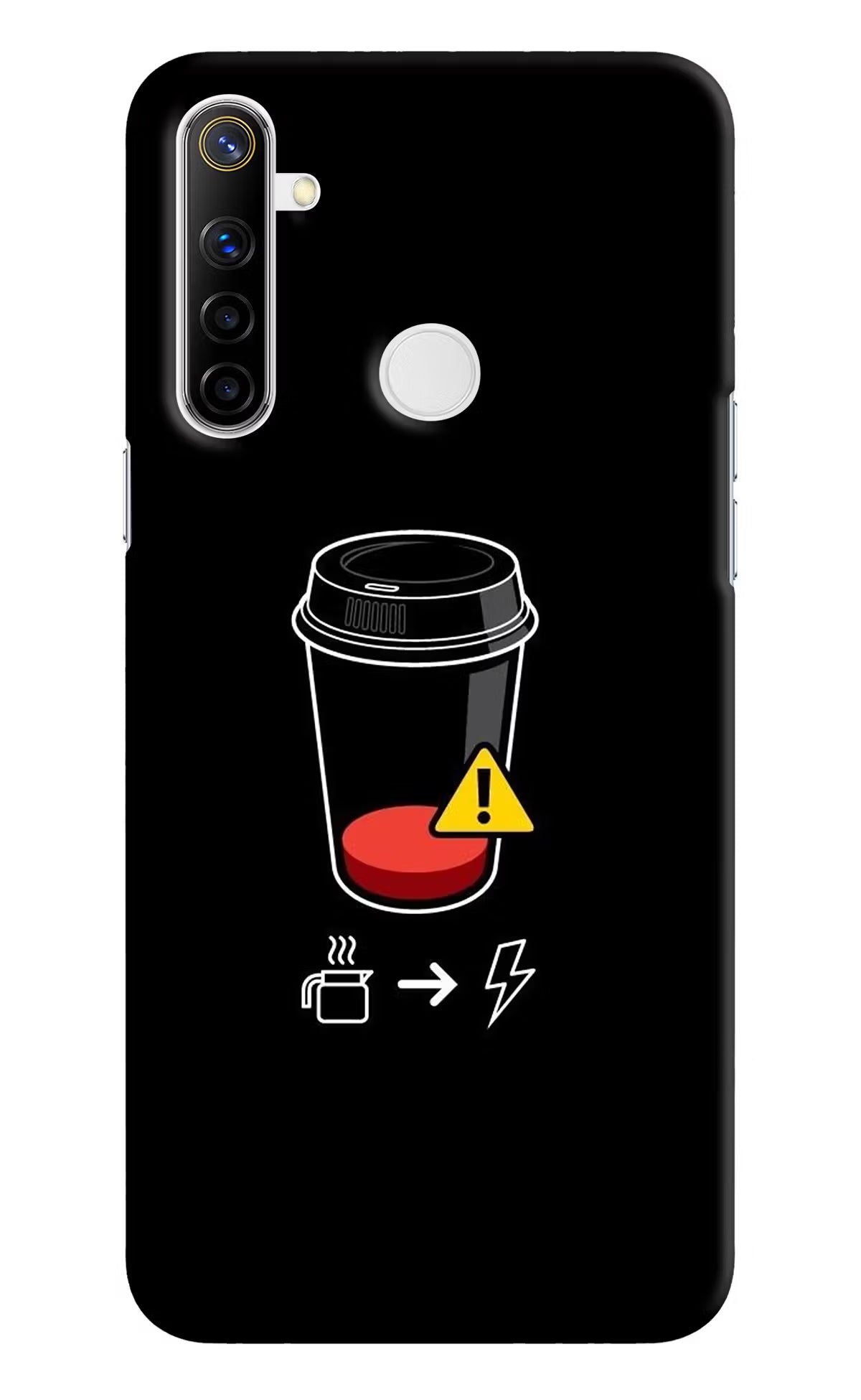 Coffee Realme Narzo 10 Hard Case Back Cover by Casekaro