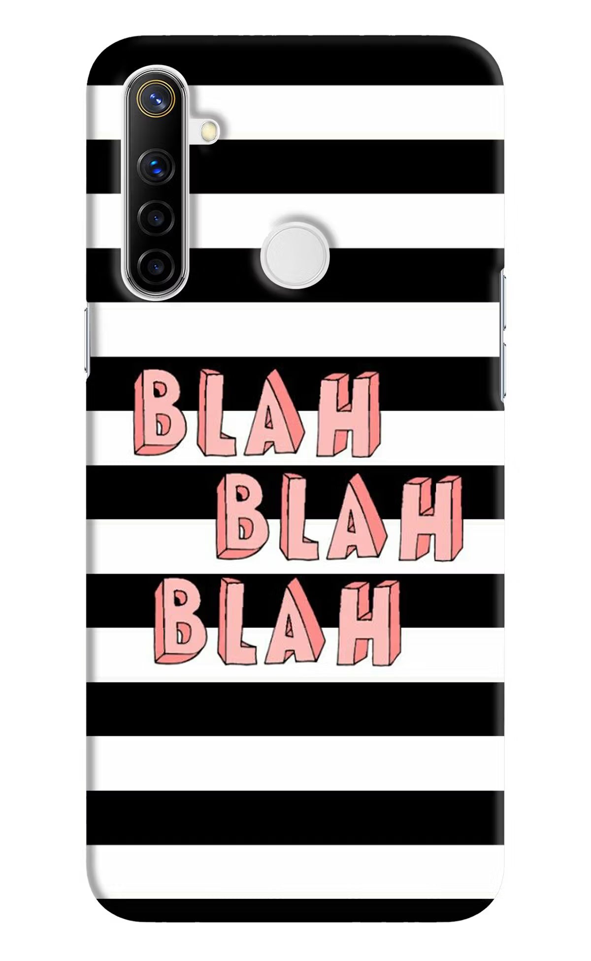 Blah Blah Blah Realme Narzo 10 Hard Case Back Cover by Casekaro