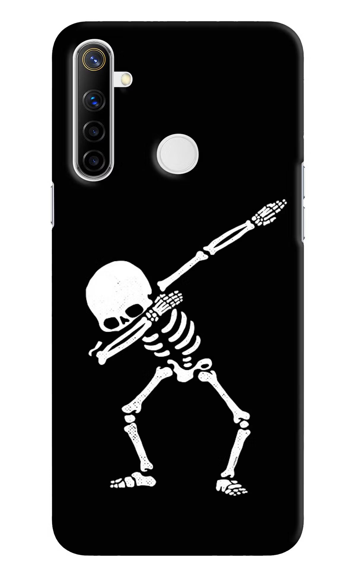 Dabbing Skeleton Art Realme Narzo 10 Hard Case Back Cover by Casekaro
