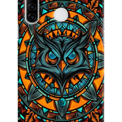 Angry Owl Art Realme Narzo 10 Hard Case Back Cover by Casekaro
