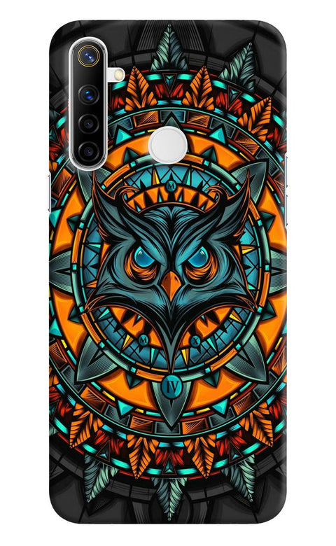 Angry Owl Art Realme Narzo 10 Back Cover