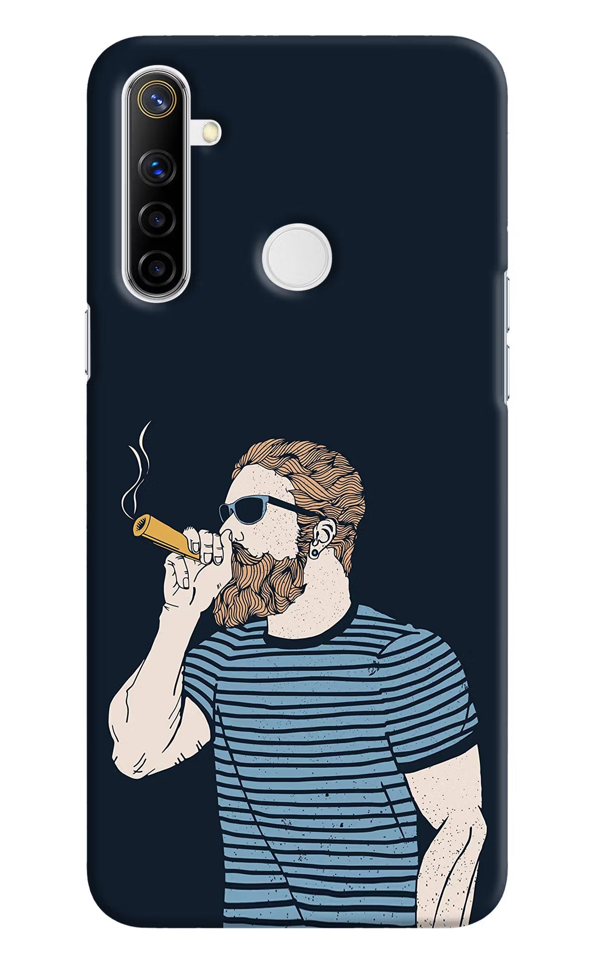 Smoking Realme Narzo 10 Hard Case Back Cover by Casekaro