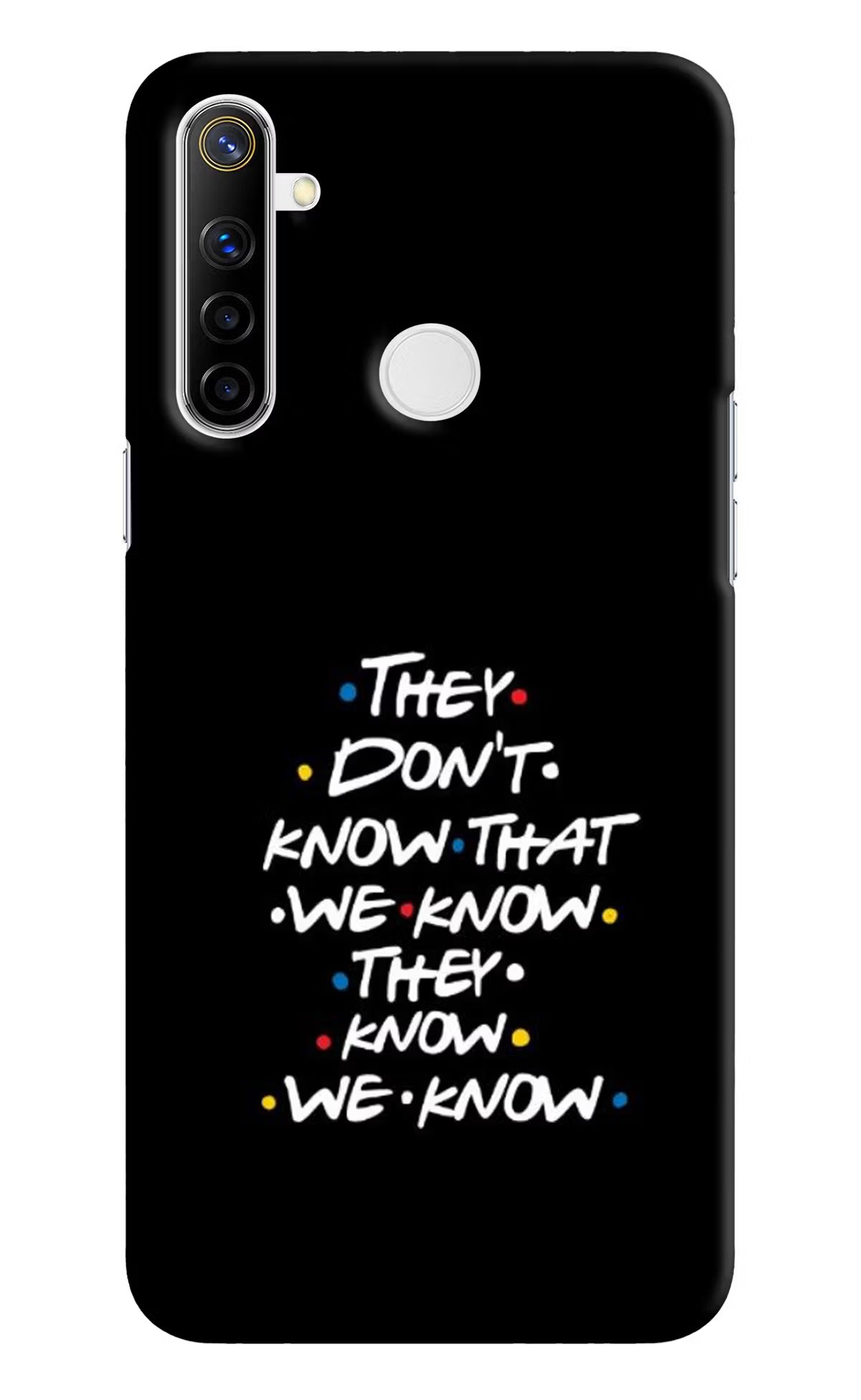 FRIENDS Dialogue Realme Narzo 10 Hard Case Back Cover by Casekaro