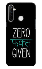 Zero Fucks Given Realme Narzo 10 Hard Case Back Cover by Casekaro