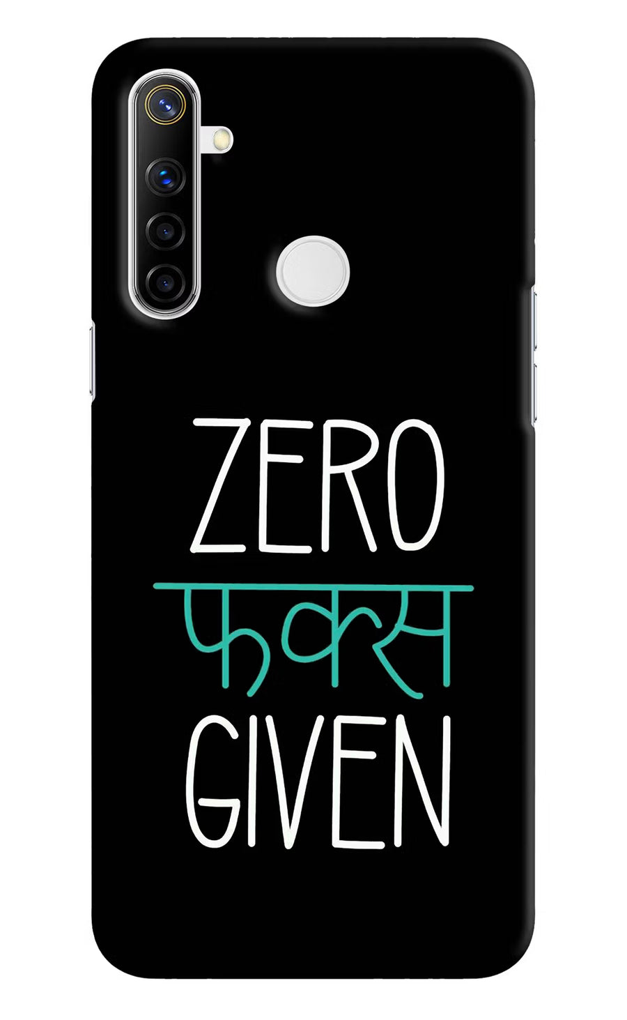 Zero Fucks Given Realme Narzo 10 Back Cover, Hard case