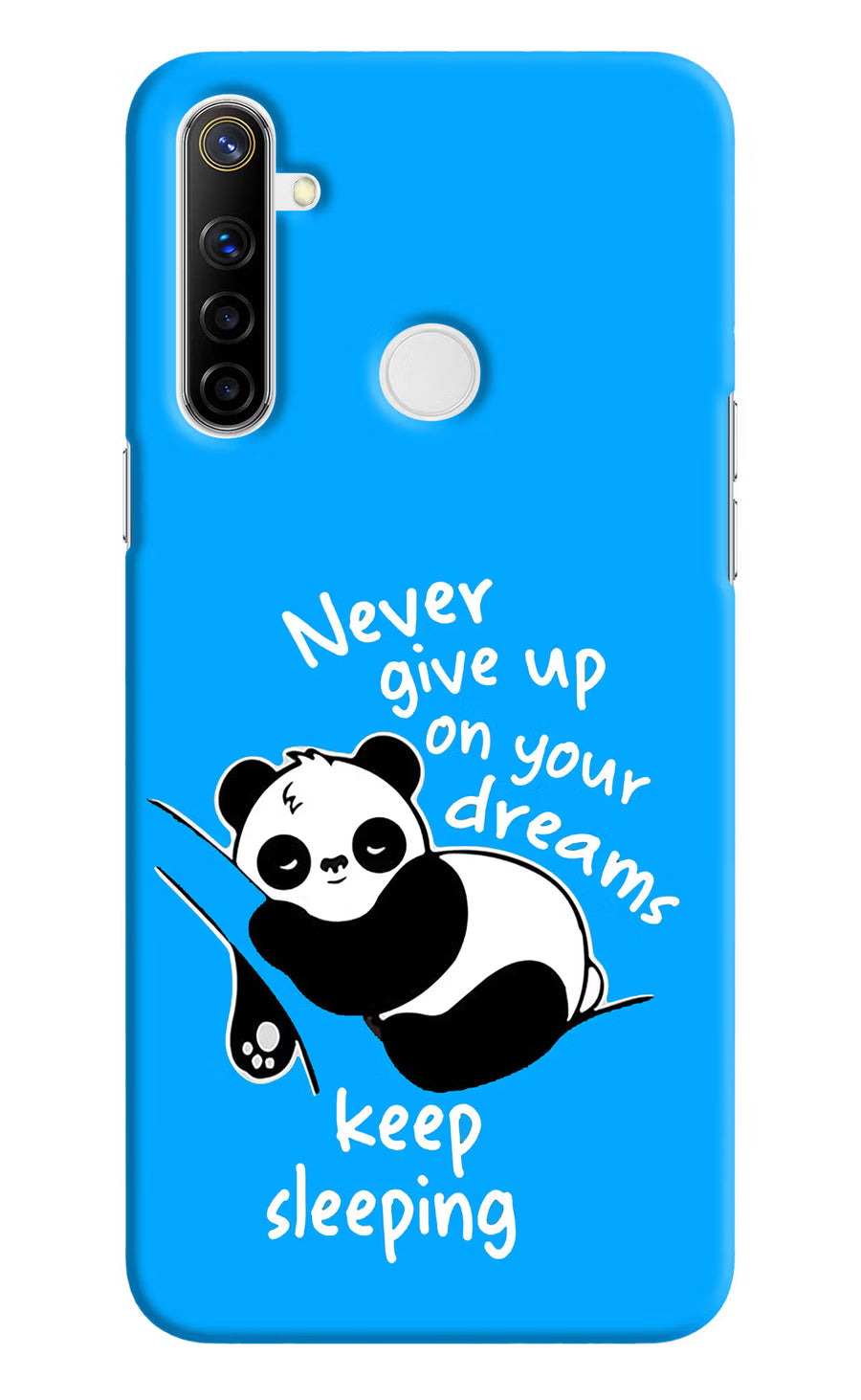 Keep Sleeping Realme Narzo 10 Back Cover, Hard case